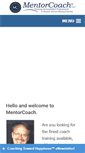Mobile Screenshot of mentorcoach.com